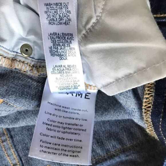 Frame Cropped Ankle Blue Denim Jeans Le High Skinny Crop 31 - Picture 7 of 10